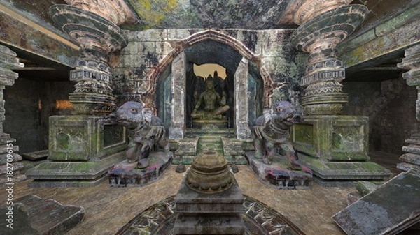 Fototapeta 古代遺跡　3DCGレンダリング