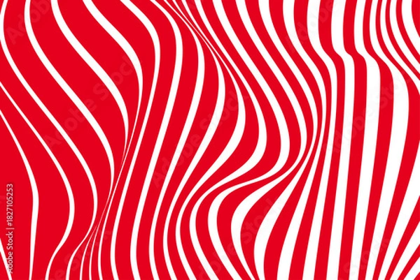 Obraz Abstract wave red background