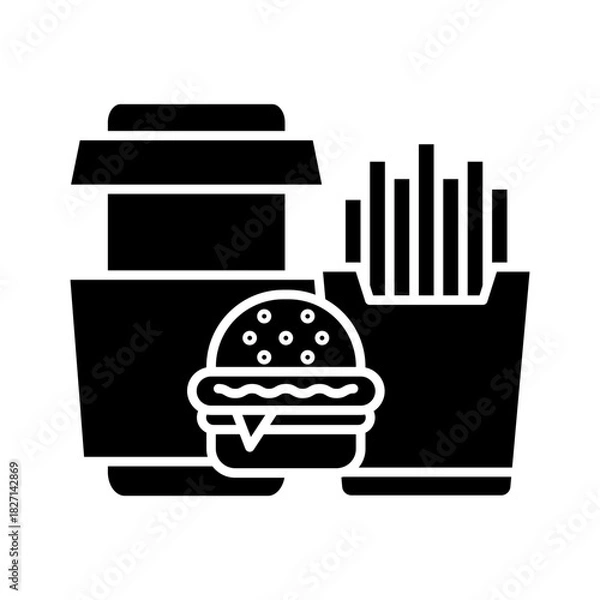 Obraz Fast Food icon