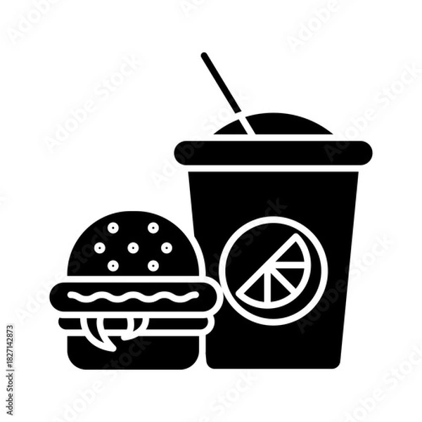 Obraz Burger icon