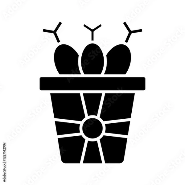 Obraz Chicken Bucket icon