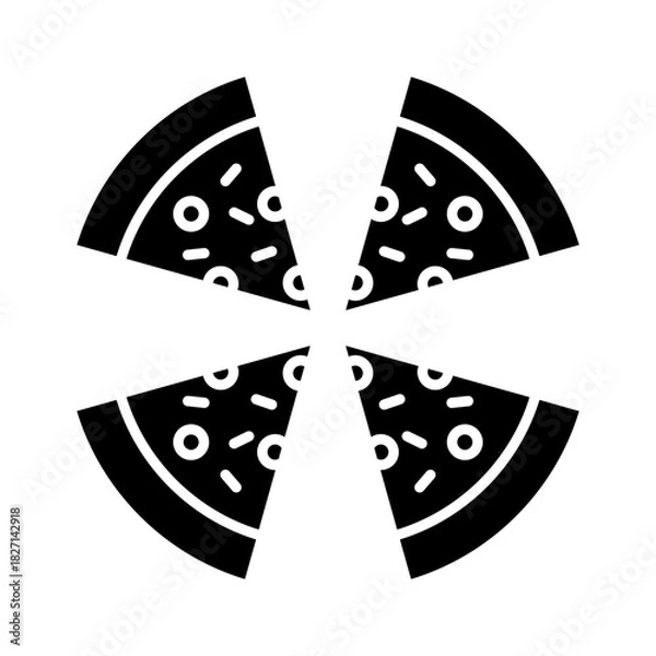 Obraz Pizza icon