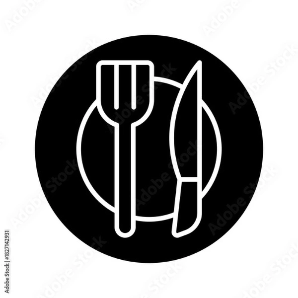 Obraz Restaurant icon