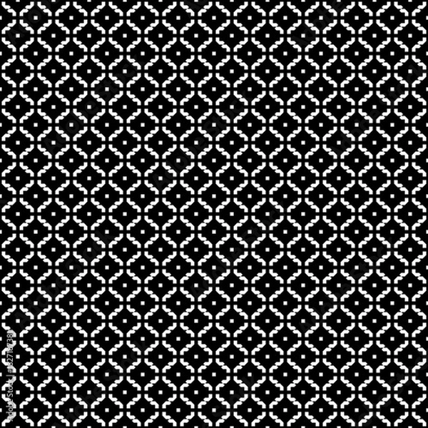 Fototapeta Seamless pattern with ethnic ornament. Embroidery background. Tribal wallpaper. Ethnical folk image. Tribe motif. Ancient mosaic. Digital paper for page fills, web design, textile print. Vector art.