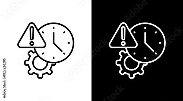 Obraz Constraint With Icon Set Design