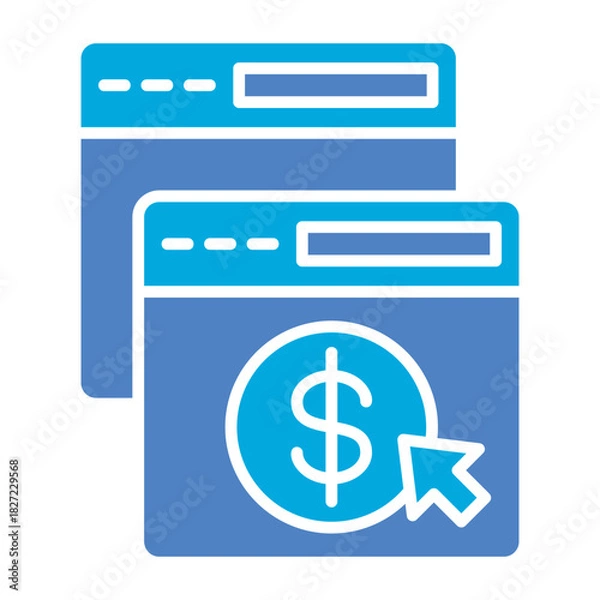 Obraz Cost per click Icon