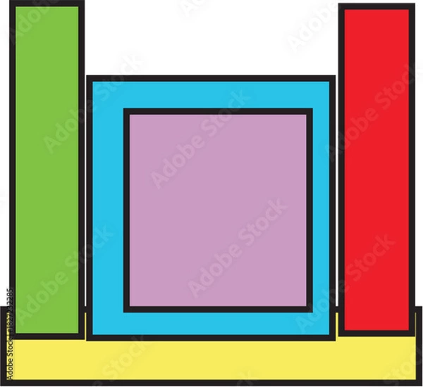 Obraz frame on a wall