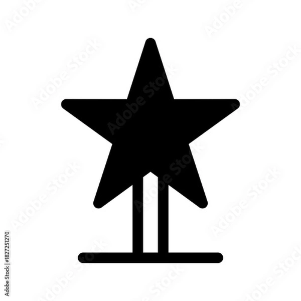 Fototapeta Award Icon Vector Symbol Design Illustration