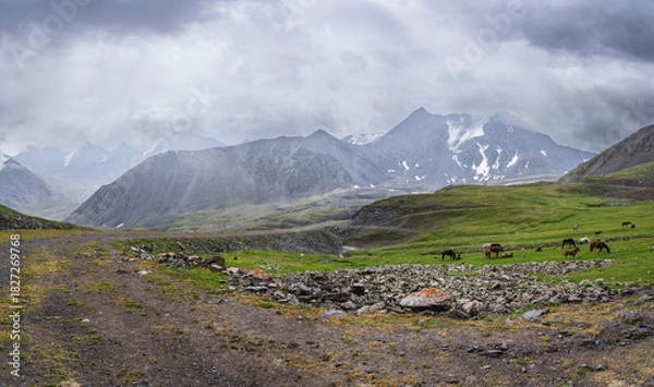 Obraz high mountain landscape