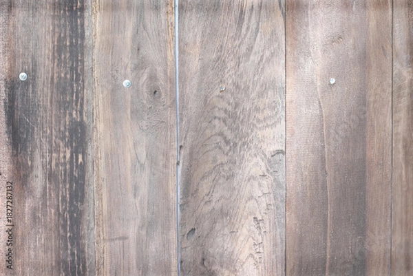 Obraz Brown wood vertical patterns wall old background