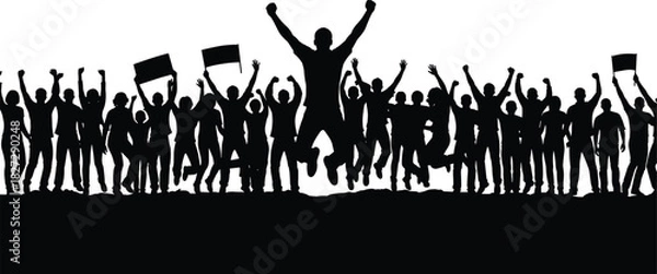 Fototapeta Abstract vector design with cmyk colors grayscale elements and helvetica courier fonts