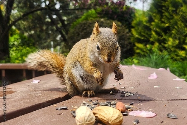 Obraz squirrel in the park