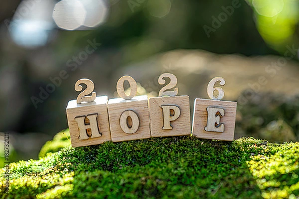 Fototapeta 2026 Hopeful Beginnings in Nature new year