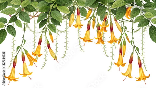 Fototapeta Indian Clock Vine generative ai