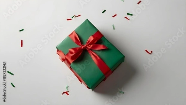 Obraz christmas gift boxes with ribbon, holiday, Xmas 