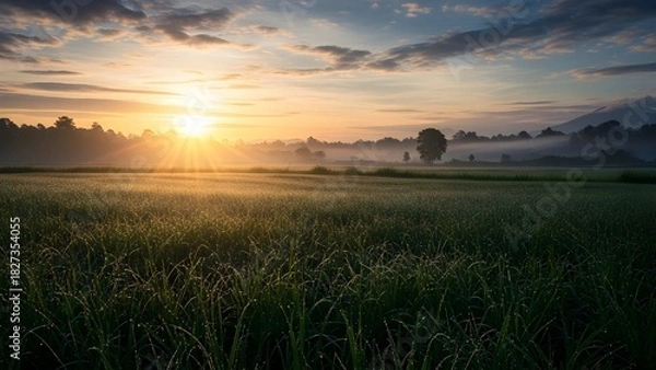 Obraz Field After the Rain