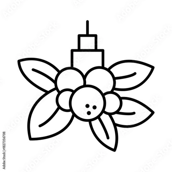 Obraz mistletoe icon