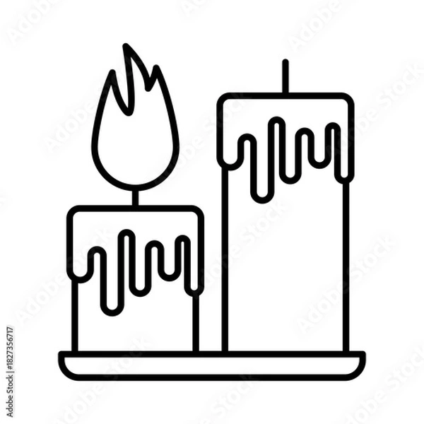 Obraz candle icon