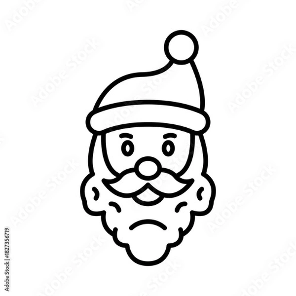 Obraz santa claus icon