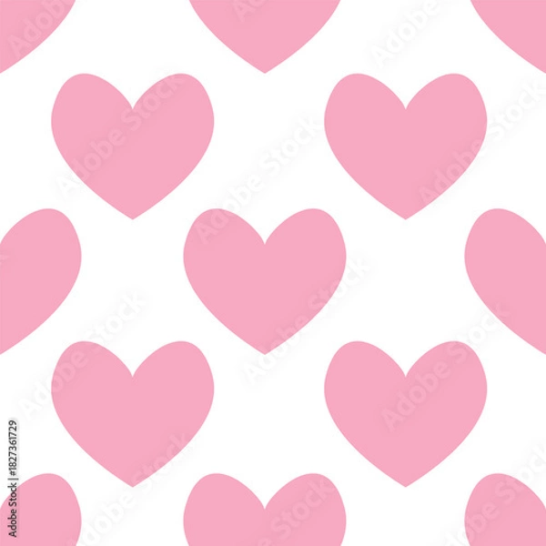 Obraz love heart valentine seamless pattern