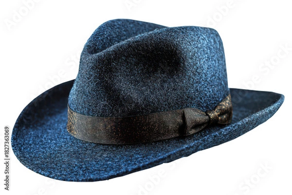 Fototapeta PNG, Soft grey wool hat, isolated on transparent.