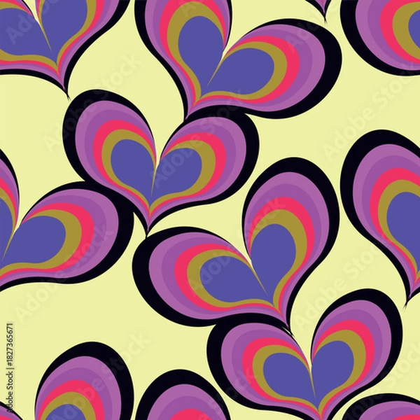 Obraz seamless pattern with hearts