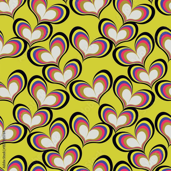 Obraz seamless pattern with hearts