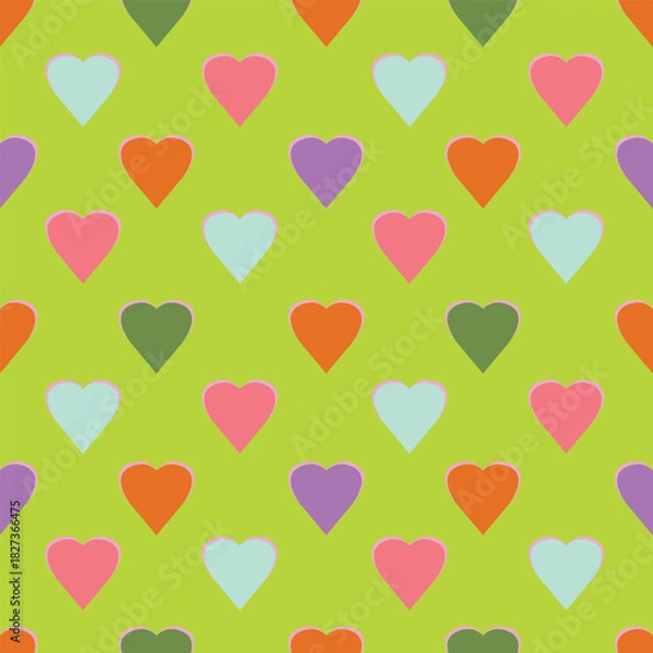 Obraz seamless pattern with hearts