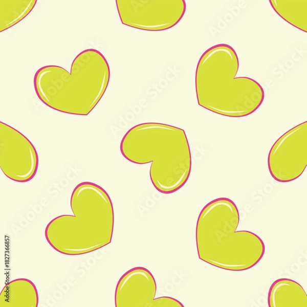 Obraz seamless pattern with hearts