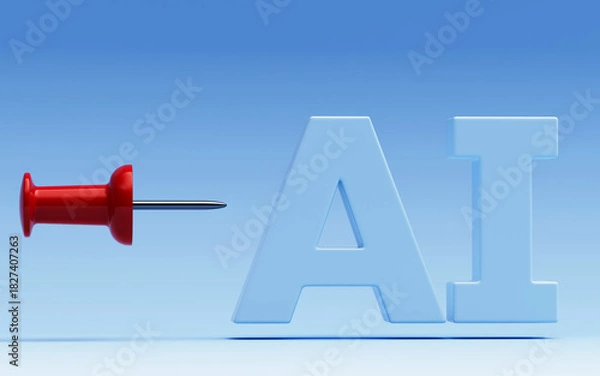 Obraz Artificial Intelligence bubble burst hype, Autonomous, Deep Learning, Machine Learning, Neural Network Technology	
