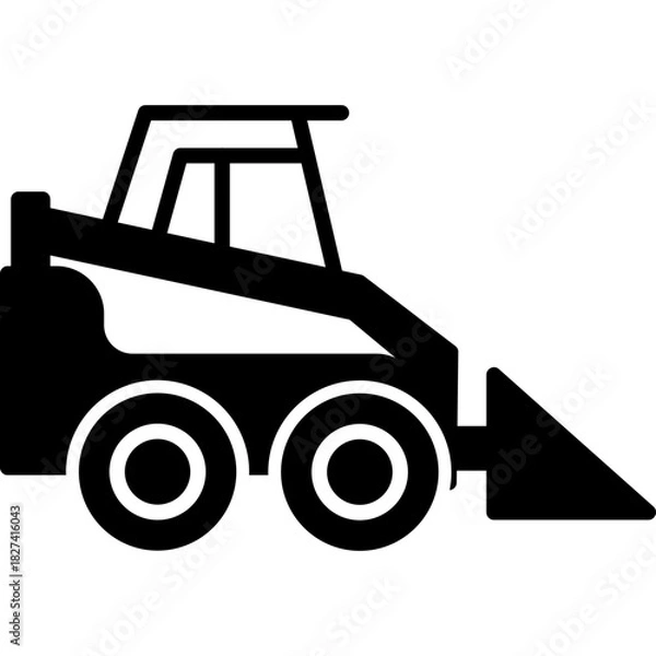 Obraz Skid Steer Loader Icon