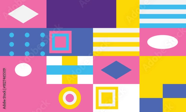 Obraz Solid pink background for graphic design projects and abstract art ideas