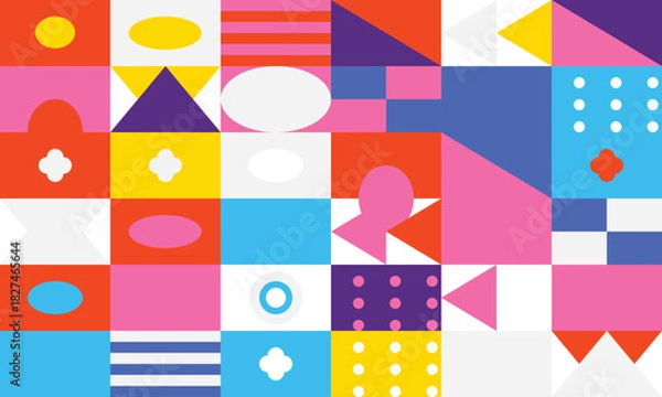 Obraz Abstract geometric background 