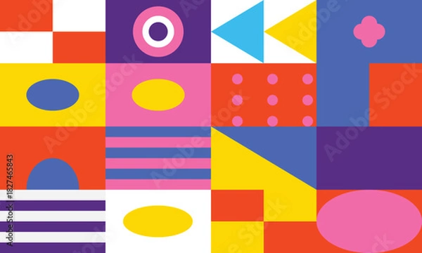 Obraz Abstract geometric background 