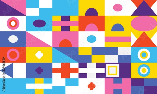 Obraz Abstract geometric background 