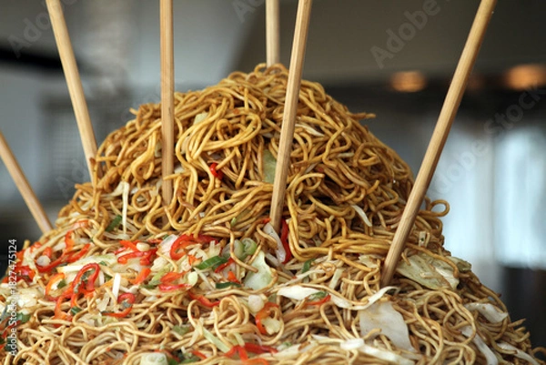 Obraz fresh china noodles