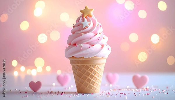 Obraz ファンシーなソフトクリーム