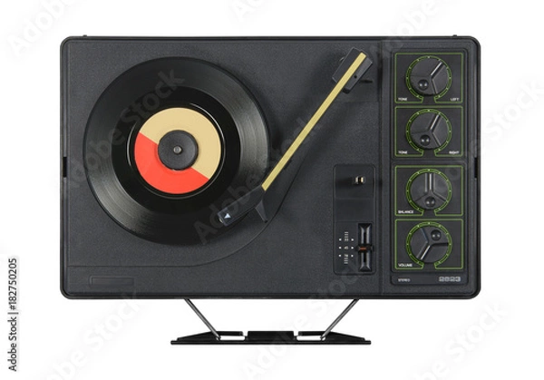 Obraz Viejo tocadiscos portátil