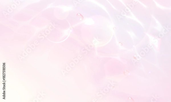 Obraz きらめくピンクの水面背景