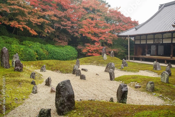 Obraz 光明院の紅葉