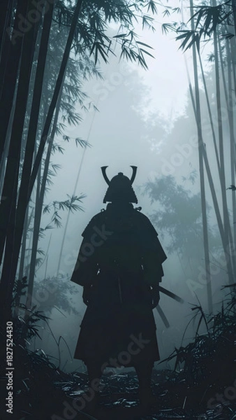 Obraz 侍のシルエット