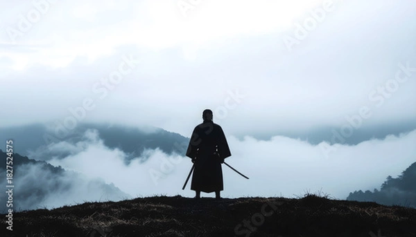 Obraz 侍のシルエット