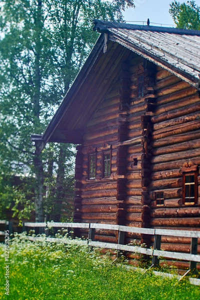 Obraz Russian Traditional , Malye Karely village