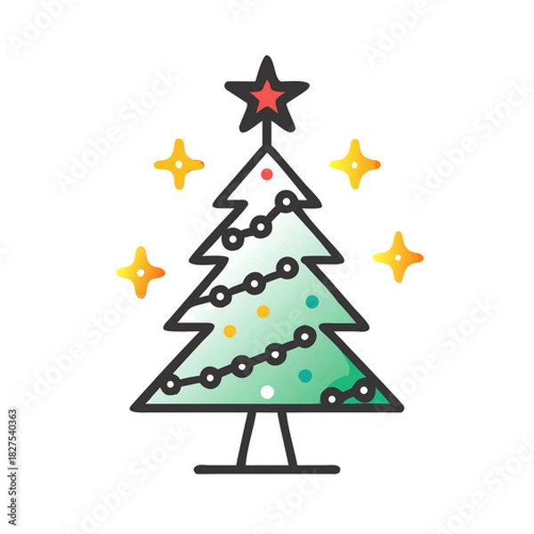 Obraz Christmas tree