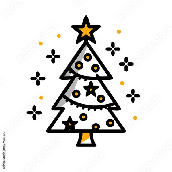 Obraz Christmas tree