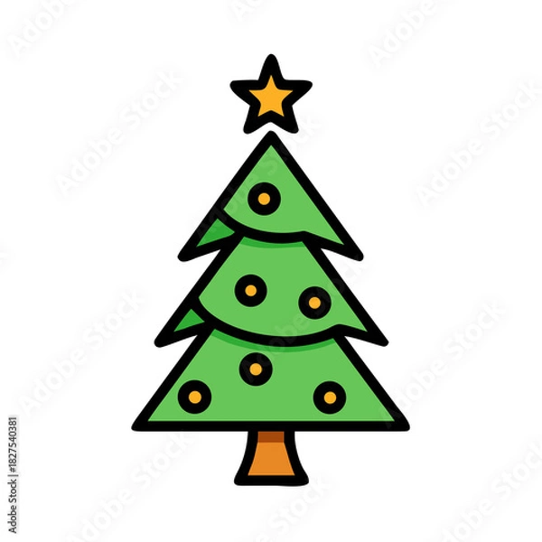 Obraz Christmas tree