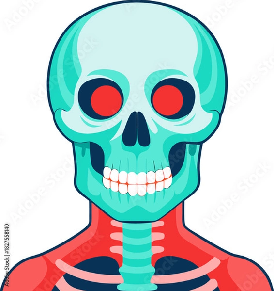 Obraz x ray of human skull