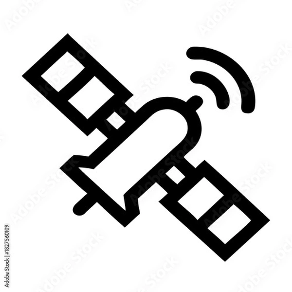 Obraz A satellite with background