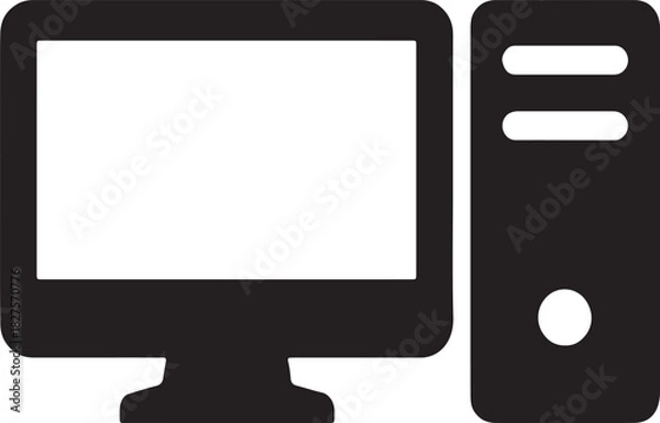 Fototapeta Clean vector graphic illustration suitable for desktop wallpaper and digital presentation background