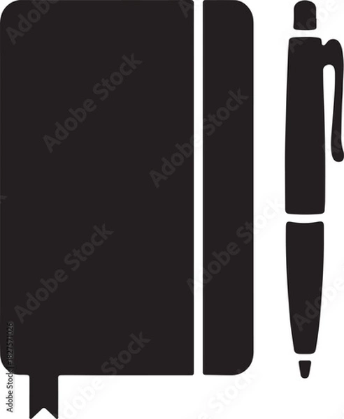 Fototapeta Open book vector graphic with turning pages, representing education, knowledge, and storytelling